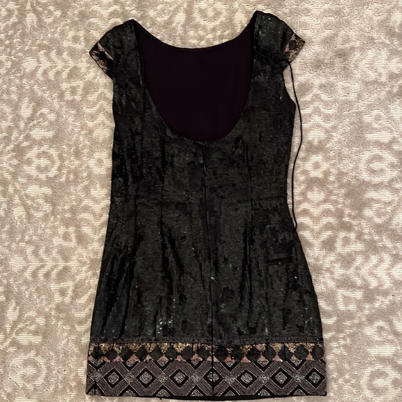 All saints hand embellished sparkle dress - Picture 3 of 5